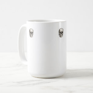 Mug Mémento minimaliste de 3 boue crânienne mori