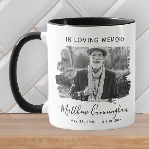Mug Mémoire d'amour mémorial photo personnalisée