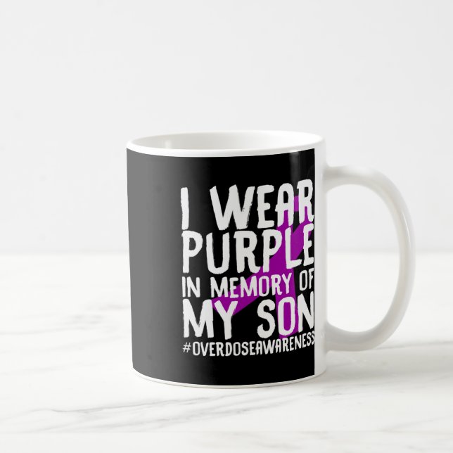 Mug Mémoire De Sensibilisation À La Surdose De La Drog (Droite)
