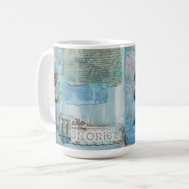 Mug Mémoires médiatiques mixtes (Devant gauche)