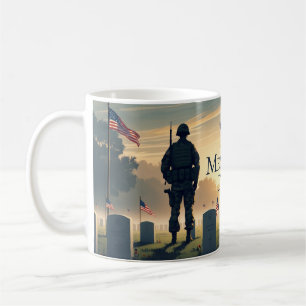 Mug Memorial Day Hommage oeuvre d'art - Honorer Americ