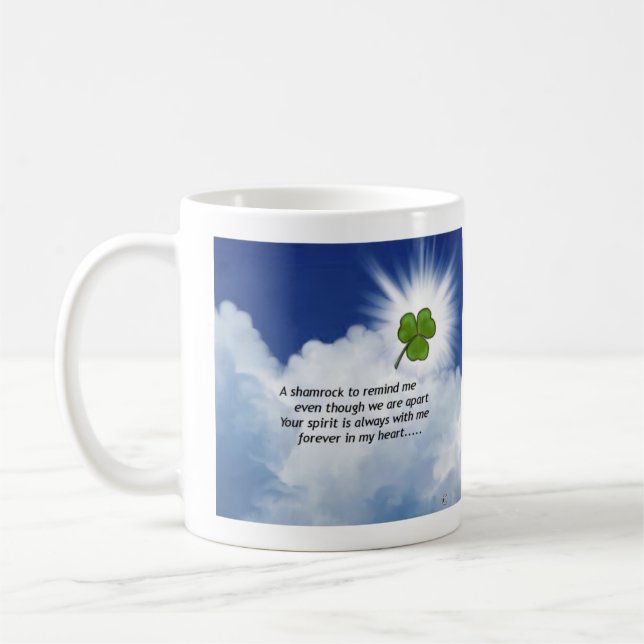 Mug Mémorial de shamrock (Gauche)