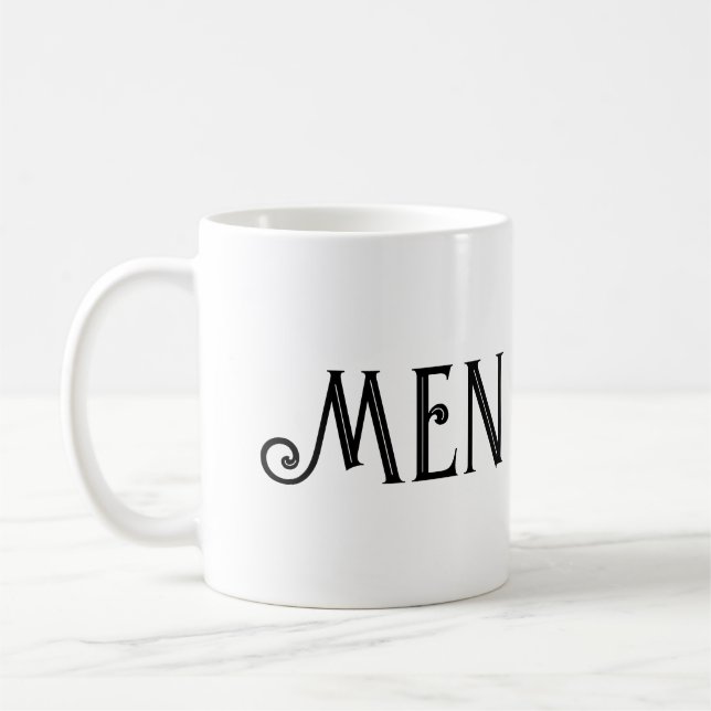 Mug Men Text Valeria police Drinkware Classic Thé Café (Gauche)