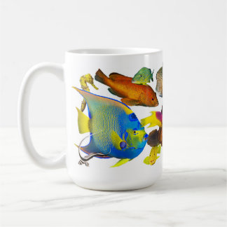 Mug Ménagerie de poissons de récif des Caraïbes en dét