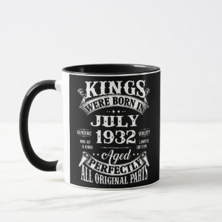 Mug Mens 90e Anniversaire Cadeau Pour Rois Nés En Juil