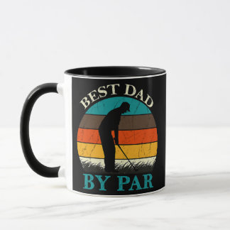 Mug Mens Best Dad By Par Funny Golf Poison For Men