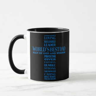 Mug Mens Christian Père Papa Fête des pères Hommes Die