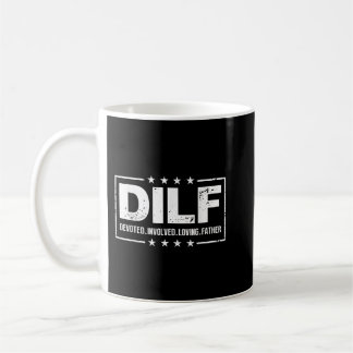 Mug Mens DILF dédié à l'amour Père Papa Papa Papa