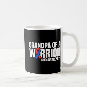 Mug Mens Grand-père d'un guerrier CHD Coeur congénital