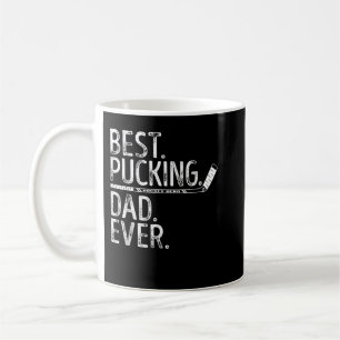 Mug Mens Hockey sur glace Meilleur Pucking Papa Jamais