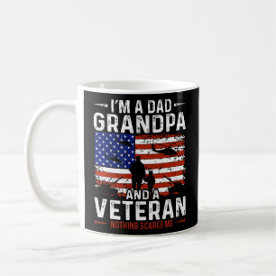 Mug Mens Je suis papa papi et vétéran rien de peur