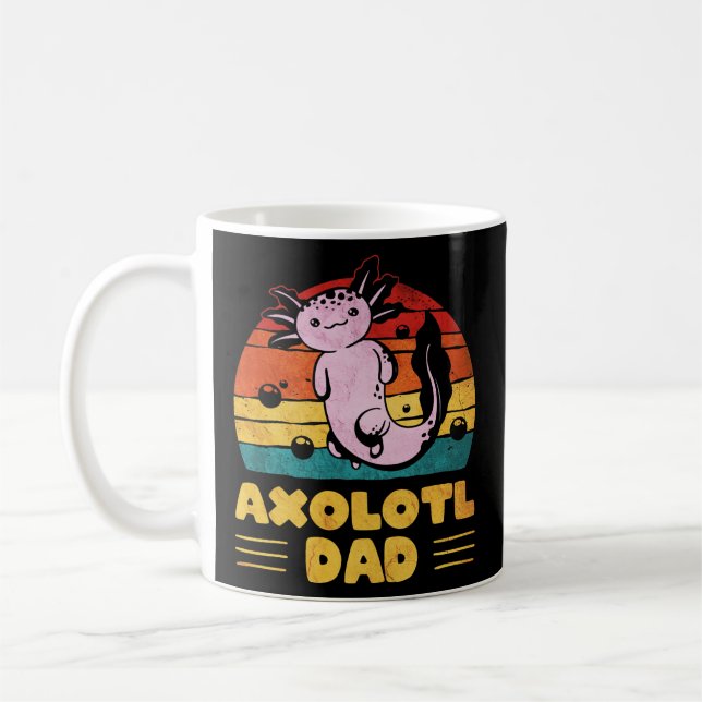 Mug Mens Kawaii Axolotl Papa (Gauche)
