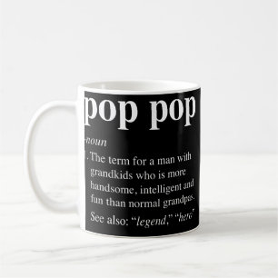 Mug Mens Pop Définition Funny Poppop Dictionnaire