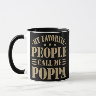 Mug Mens Poppa est de Grandchildren for Poppa Men