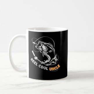 Mug Mens Reel Cool oncle t-shirt mignon Bass fish Père