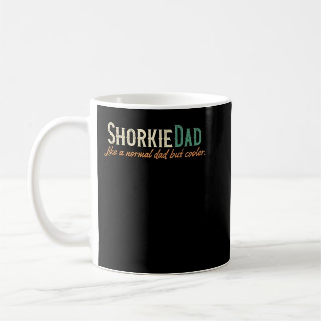 Mug Mens Shorkie Papa Cadeau de Fête des pères Homme - (Gauche)