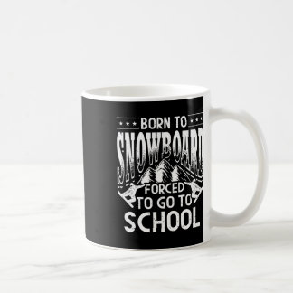 Mug Mens Snowboarder Sport Hiver Né À Snowboard