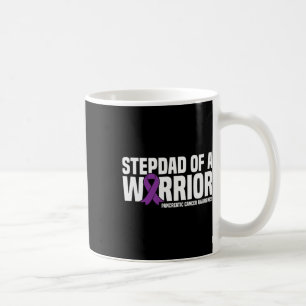 Mug Mens Stepdad D'Un Guerrier Pancréatique Cancer Awa