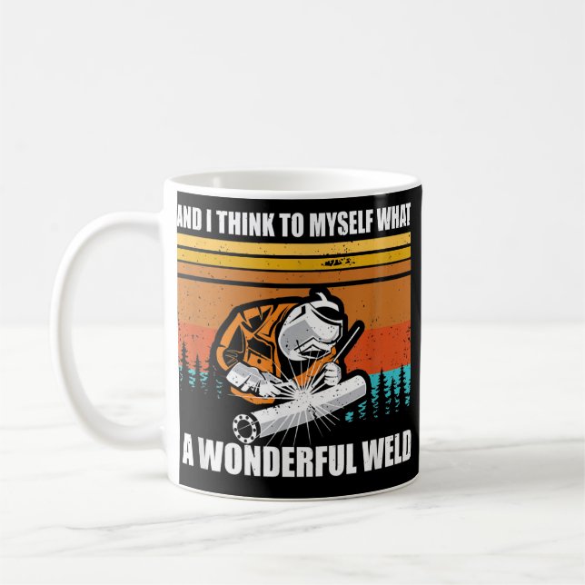 Mug Mens What A Wonderful Weld Enseignant Soudeur (Gauche)