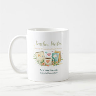Mug Mentor d'enseignant personnalisé inspirant le futu