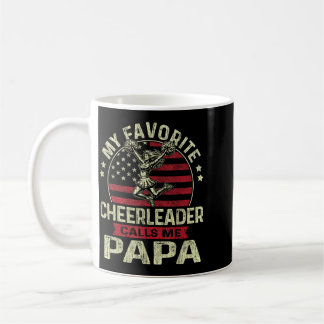 Mug Menueuse de pom-pom girls préférée appelle Papa Ch