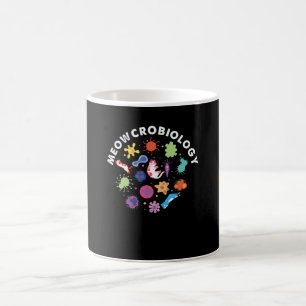 Mug Meowcrobiologie Funny Chats Lover Mens femmes