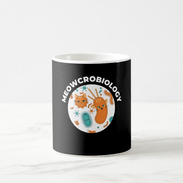 Mug Méowcrobiologie Microbiologie Cat Kitten (Centre)
