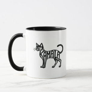 Mug Meowmala Kamala Chat sans enfant Lady Harris