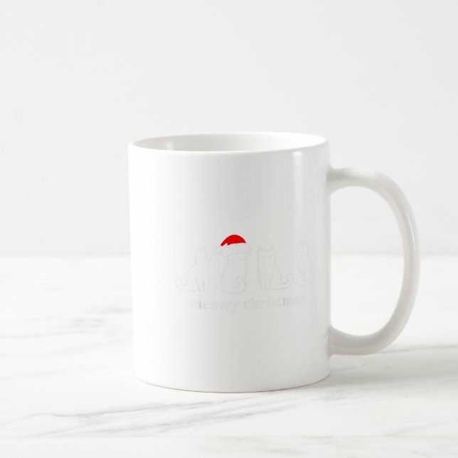 Mug Meowy Catmas Cat Christmas Cute Kitten Cats Santa  (Droite)