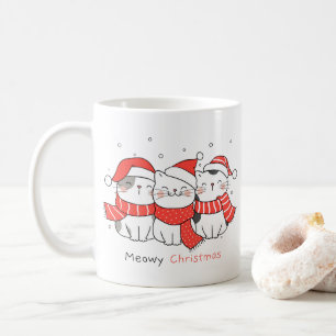 Mug Meowy Christmas - adorable festive chats