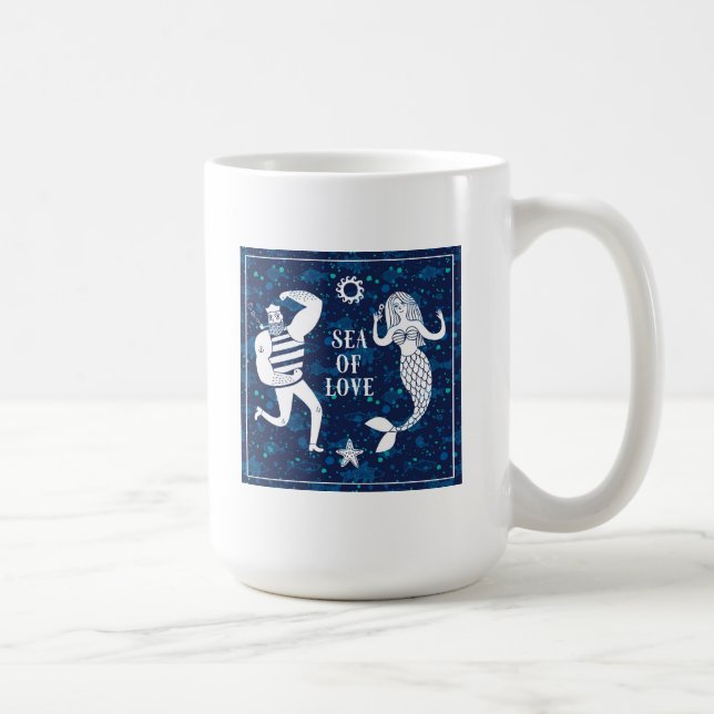 Mug Mer d'affiche d'amour (Droite)