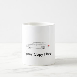 Mug Mercedes 280 SE W108 pour Arrière - plans blancs