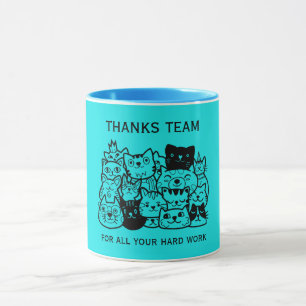 Mug Merci à l'équipe d'entreprise