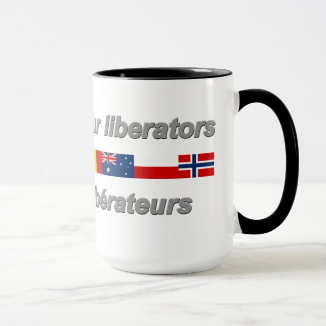 Mug "Merci à nos libérateurs" (Droite)