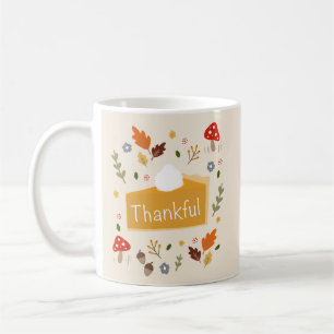 Mug Merci Citrouille Pie Thanksgiving Cadeau Automne
