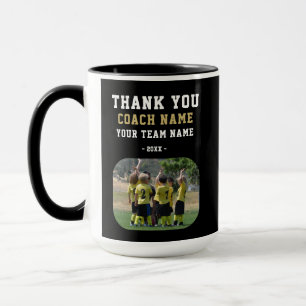 Mug Merci Coach avec Photo de l'équipe
