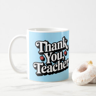 Mug Merci d'appréciation de l'enseignant