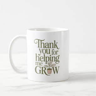 Mug Merci de m'avoir aidé à grandir Citation pour Ense