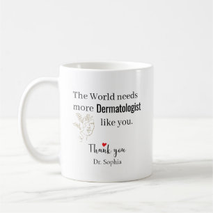 Mug Merci Dermatologue Nom Personnalisé