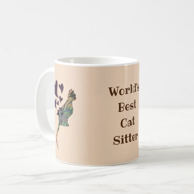Mug Merci des meilleurs Chats Sitter du monde (Devant gauche)