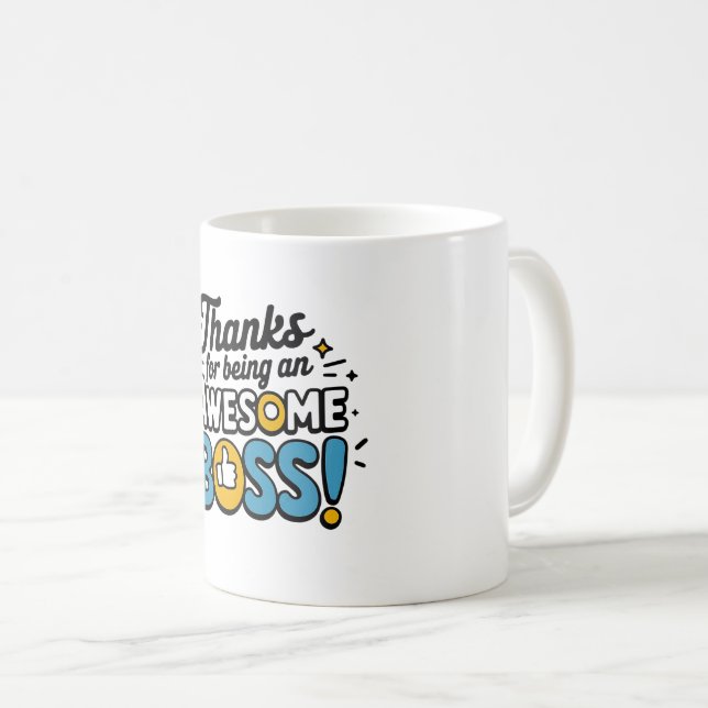 Mug Merci d'être un chef génial (Devant droit)
