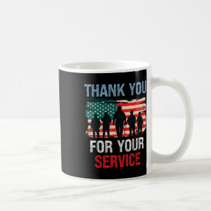 Mug Merci Drapeau Usa Pour Votre Service - Mémorial