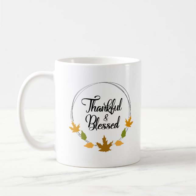 Mug Merci et béni Personnalisé (Gauche)