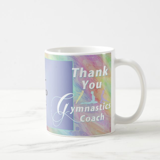 Mug Merci Gymnastique Coach Photo (Droite)