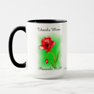 Mug Merci Maman Proverbes 31:28