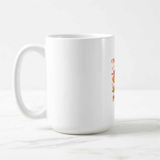 Mug Merci Mon Chien Poméranien Thanksgiving Im Pumpki (Gauche)