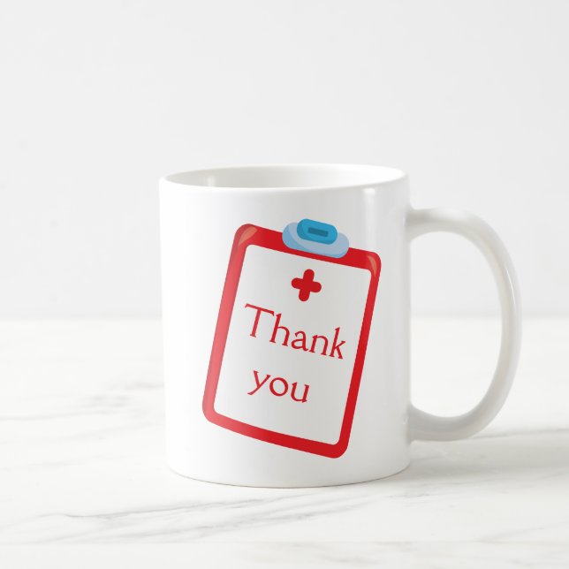 Mug Merci Nurse, Docteur (Droite)