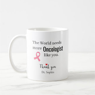 Mug Merci Oncologue Nom Personnalisé