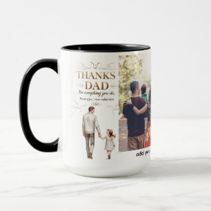 Mug Merci Papa - Je n'ai jamais marché seul Combo 15