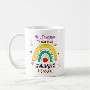 Mug Merci personnalisé pour être un enseignant importa